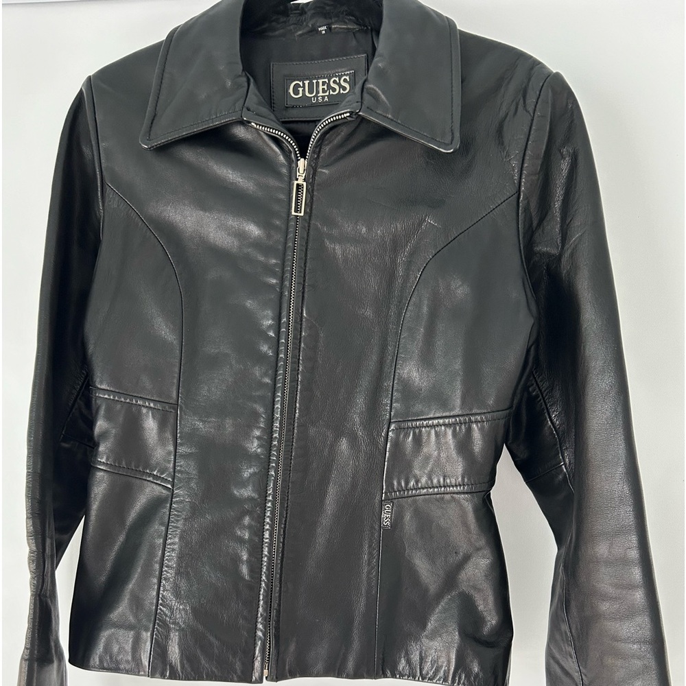 Guess Leather Jacket - image 1
